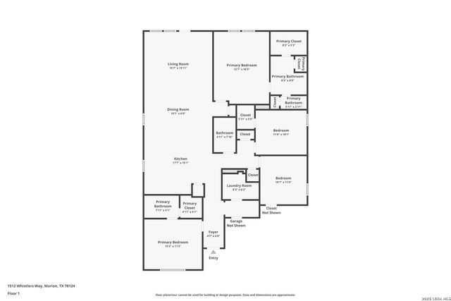 1512 Whistlers Way, Marion, TX 78124