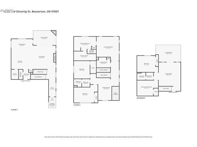 12205 Sw SILVERTIP St, Beaverton, OR 97007
