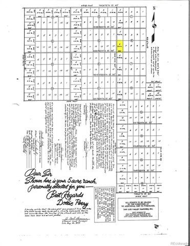 Lot 6 NN 18th Street, Blanca, CO 81123