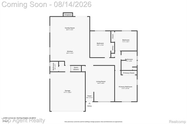 11202 Lorman Drive, Sterling Heights, MI 48312