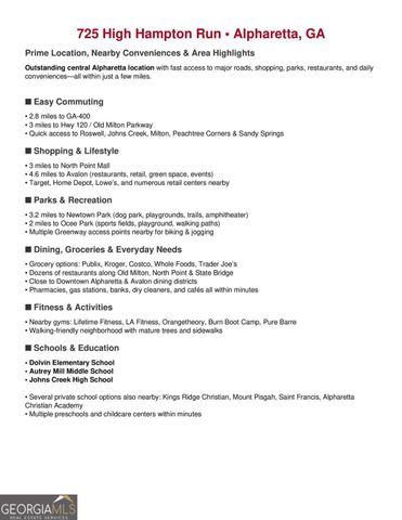 725 High Hampton Run, Alpharetta, GA 30022