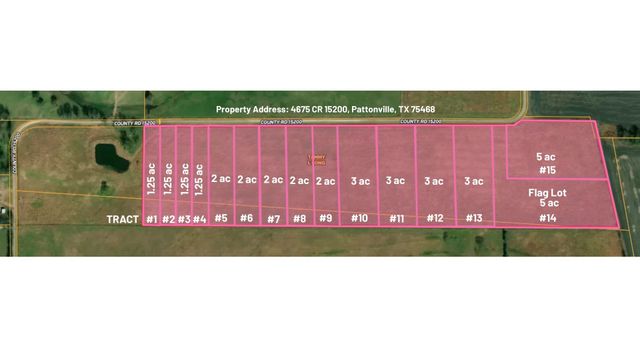 TBD TRACT 14 4675 CR 15200, Pattonville, TX 75468