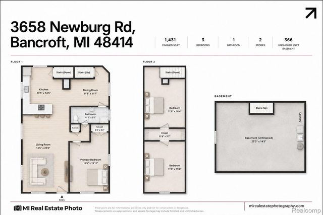3658 Newburg Road, Shiawassee Township, MI 48414
