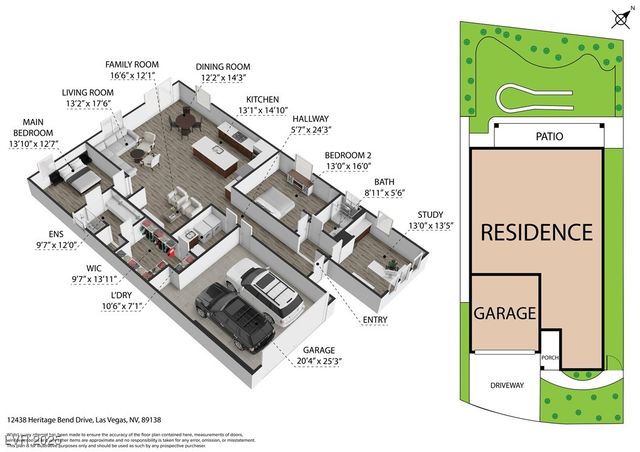 12438 Heritage Bend Drive, Las Vegas, NV 89138