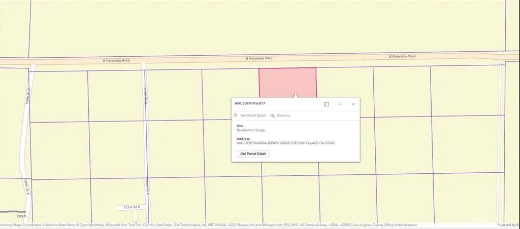 0 Palmdale Blvd, Sun Village, CA 93543
