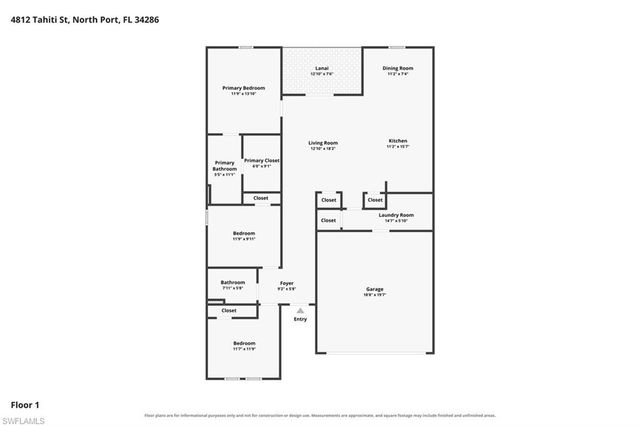 4812 Tahiti ST, North Port, FL 34286