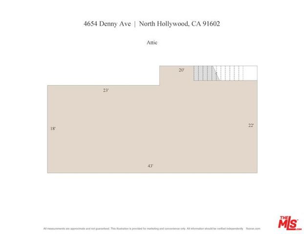 4654 Denny Avenue, Toluca Lake (los Angeles), CA 91602