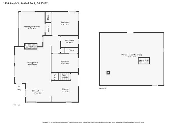 1166 Sarah Street, Bethel Park, PA 15102