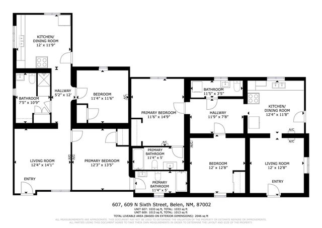 607 & 609 N 6th Street, Belen, NM 87002