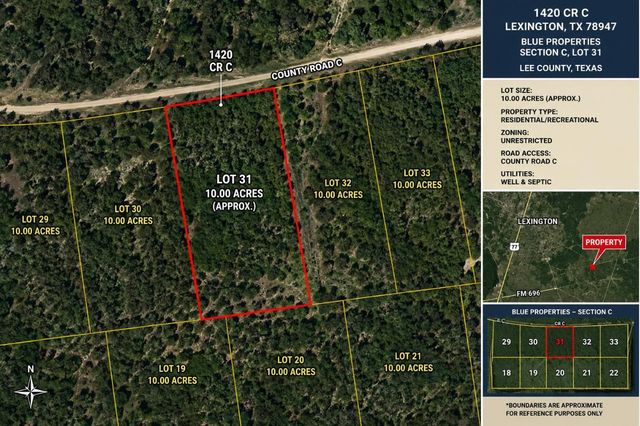 1420 CR C, Lexington, TX 78947