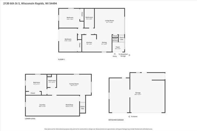 2130 6TH STREET SOUTH, Wisconsin Rapids, WI 54494