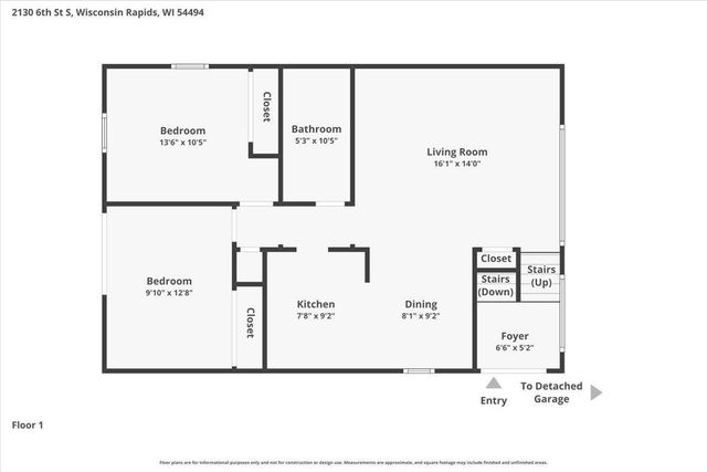 2130 6TH STREET SOUTH, Wisconsin Rapids, WI 54494