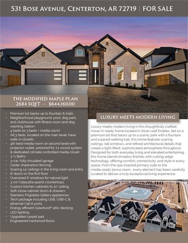 531 Bose Avenue, Centerton, AR 72719