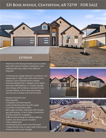 531 Bose Avenue, Centerton, AR 72719