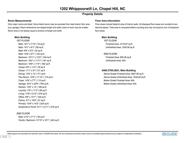 1202 Whippoorwill Lane, Chapel Hill, NC 27517