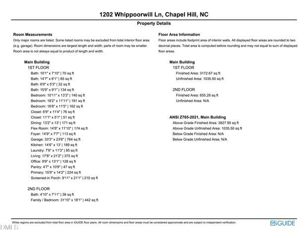 1202 Whippoorwill Lane, Chapel Hill, NC 27517