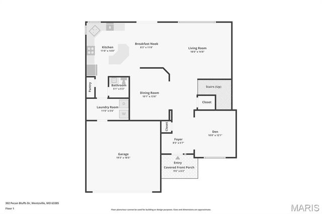 302 Pecan Bluffs Drive, Wentzville, MO 63385