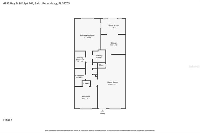 4895 BAY STREET NE 101, St Petersburg, FL 33703