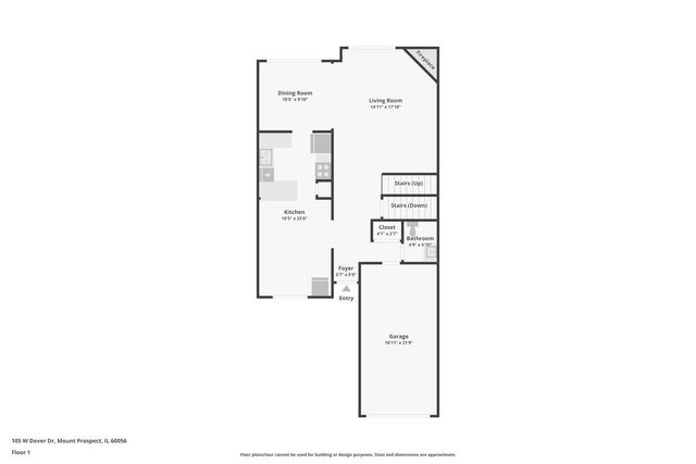 105 W Dover Drive, Mount Prospect, IL 60056