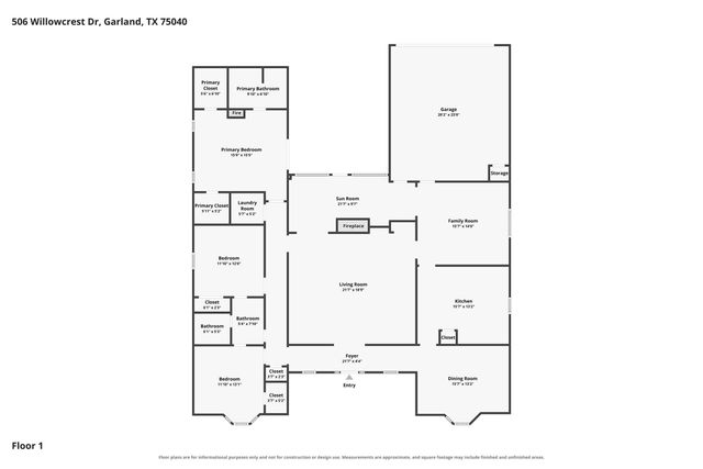 506 Willowcrest Drive, Garland, TX 75040