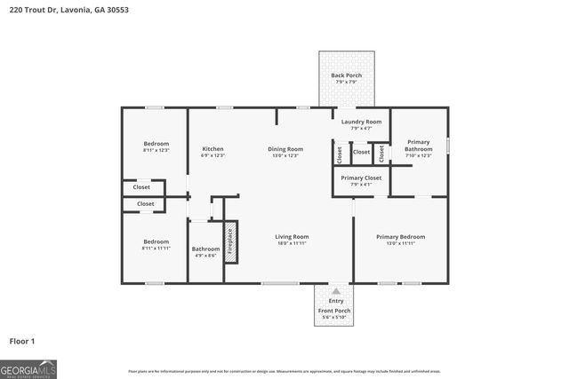 220 Trout Drive, Lavonia, GA 30553