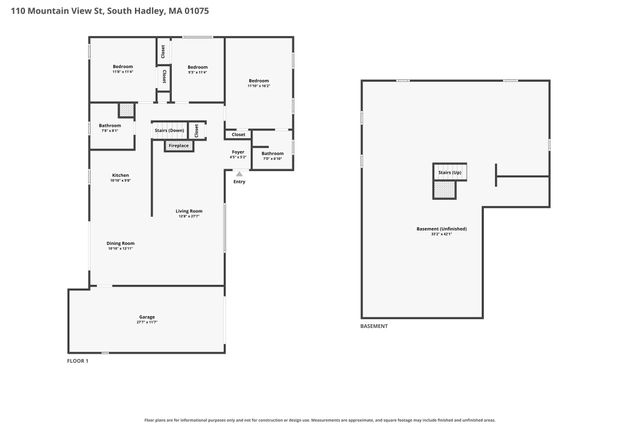 110 Mountain View St, South Hadley, MA 01075