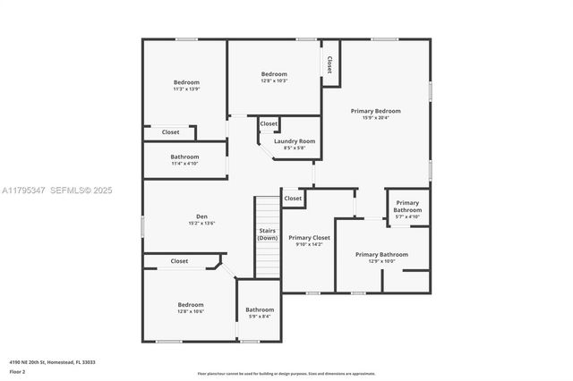 4190 NE 20th St, Homestead, FL 33033