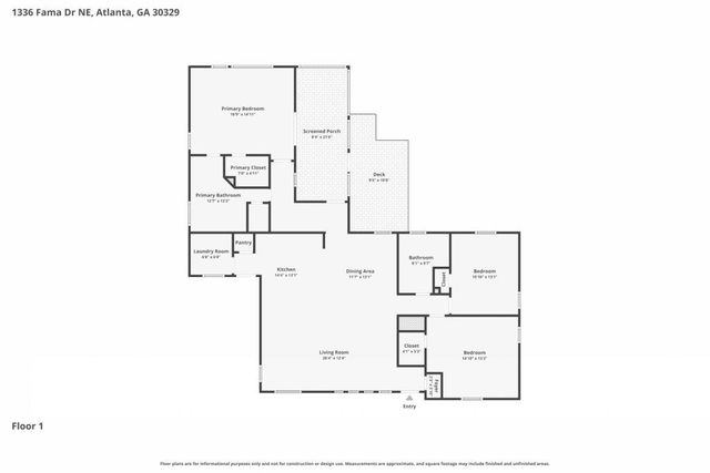 1336 Fama Drive, Atlanta, GA 30329