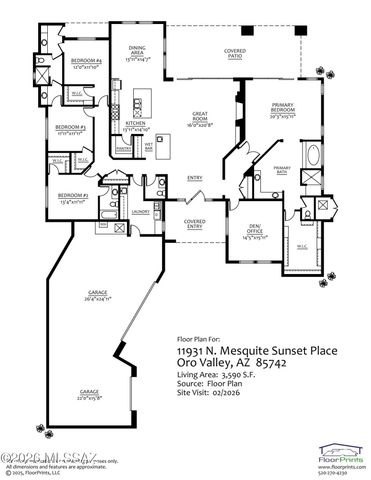 11931 N Mesquite Sunset Place, Oro Valley, AZ 85742