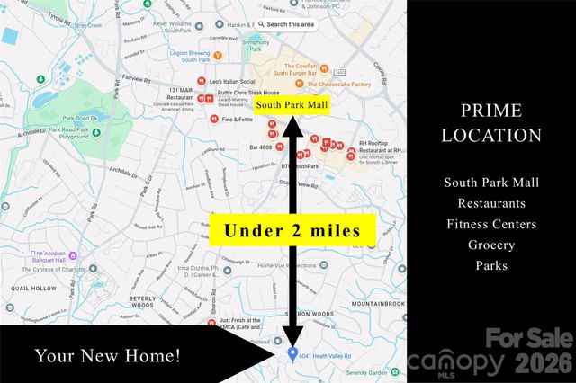 6041 Heath Valley Road, Charlotte, NC 28210