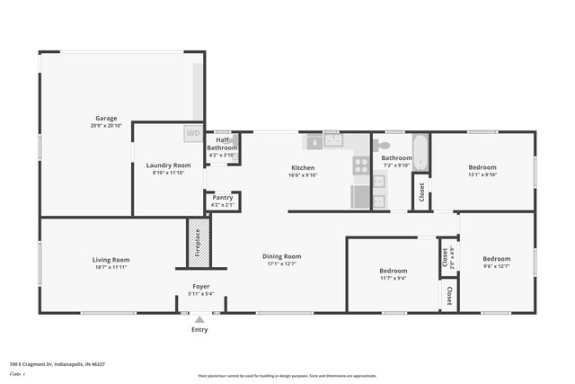 100 E Cragmont Drive, Indianapolis, IN 46227