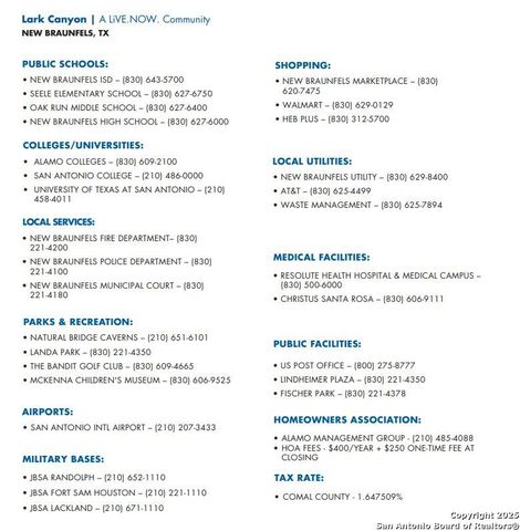 1556 Ravine Way, New Braunfels, TX 78132