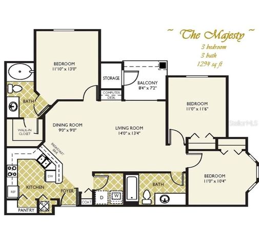 10021 COURTNEY PALMS BOULEVARD 202, Tampa, FL 33619