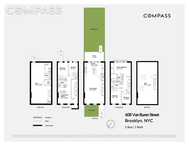 608 Van Buren Street 2FAM, New York City, NY 11221