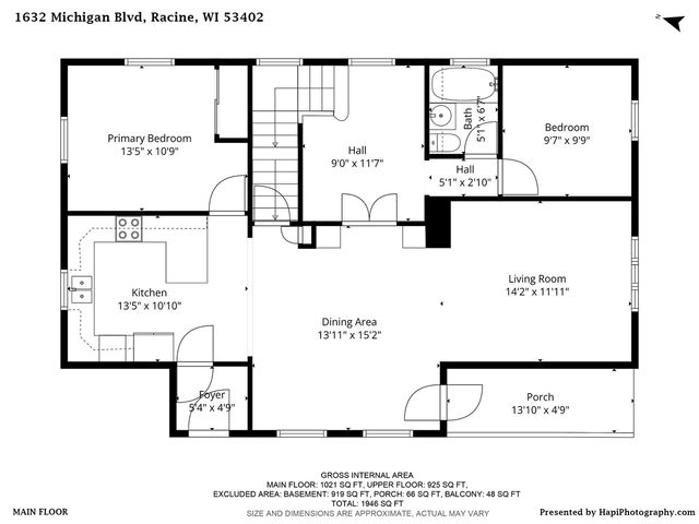 1632 Michigan BOULEVARD, Racine, WI 53402