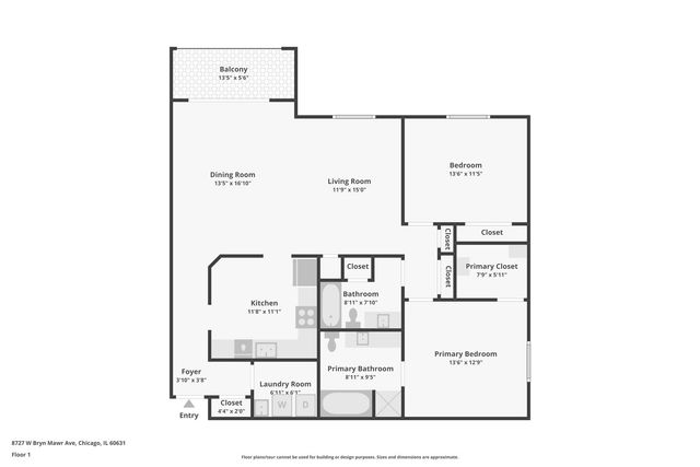 8727 W Bryn Mawr Avenue 307, Chicago, IL 60631