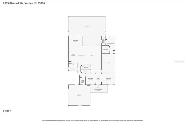 2603 BISMARK DRIVE, Valrico, FL 33596