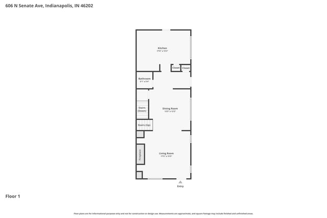606 N Senate Avenue, Indianapolis, IN 46202