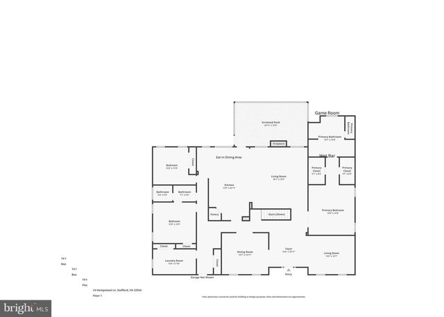 14 HEMPSTEAD LN, Stafford, VA 22554