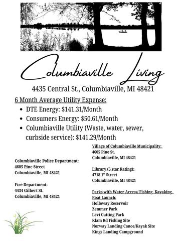 4435 Central Street, Columbiaville, MI 48421