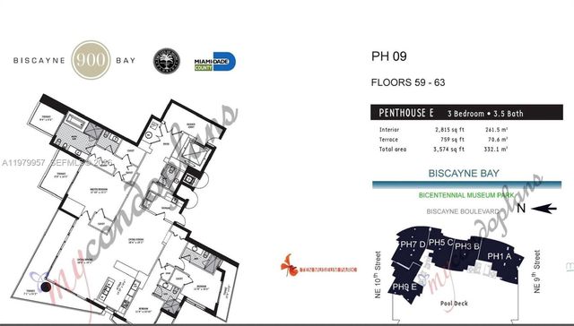 900 Biscayne Boulevard PH6109, Miami, FL 33132