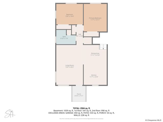 1103 ROSEBUD RD, Cheyenne, WY 82001