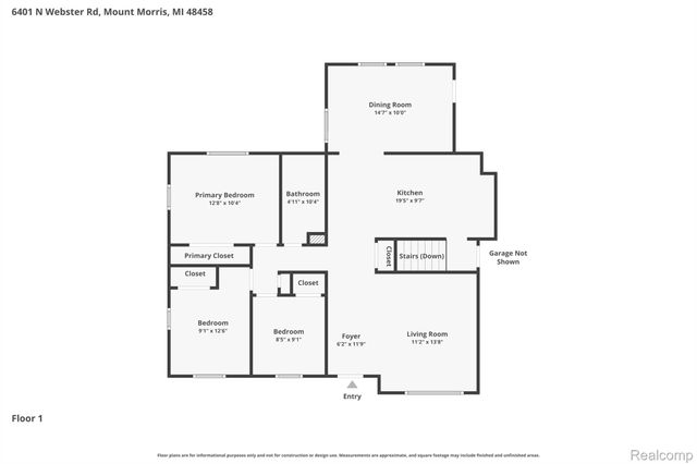 6401 N Webster Road, Mt. Morris Township, MI 48458