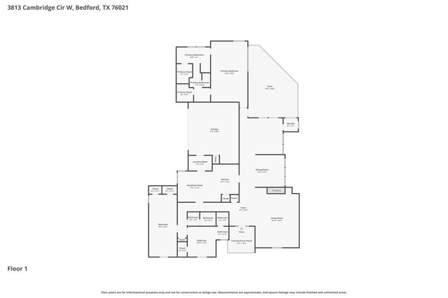 3813 Cambridge Circle W, Bedford, TX 76021
