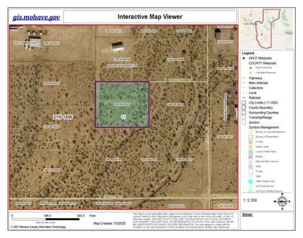 306-40-002P W TANGERINE Drive, Golden Valley, AZ 86413
