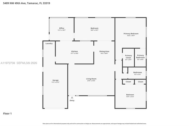 5409 NW 49th Ave, Tamarac, FL 33319