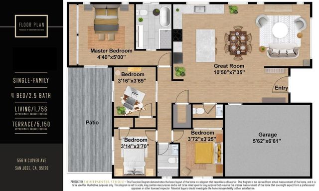 556 N Clover Avenue, San Jose, CA 95128