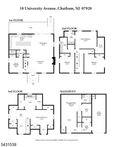 18 University Ave, Chatham Boro, NJ 07928