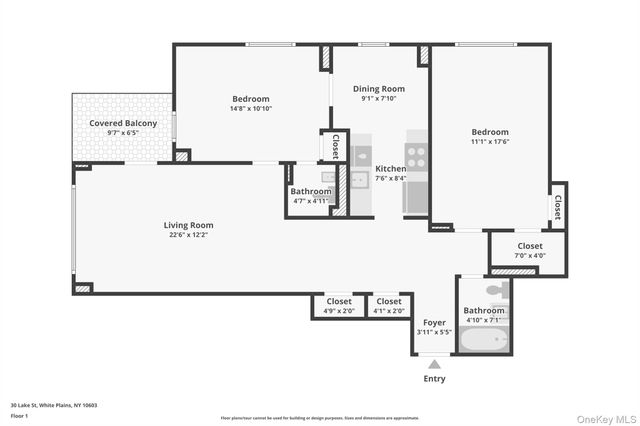 30 Lake Street 3J, White Plains, NY 10603