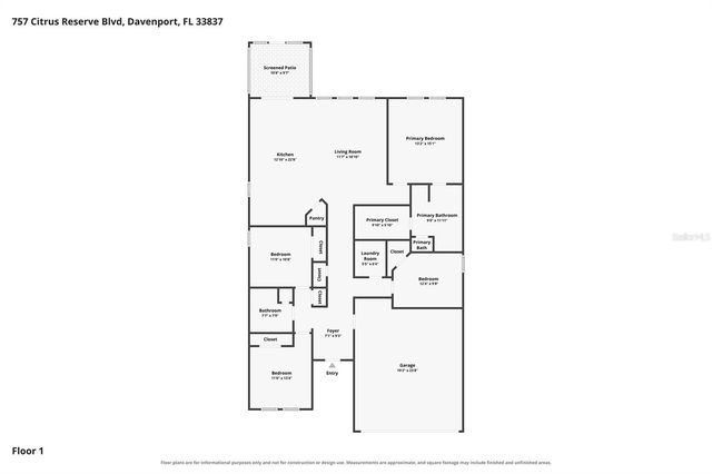 757 CITRUS RESERVE BOULEVARD, Davenport, FL 33837